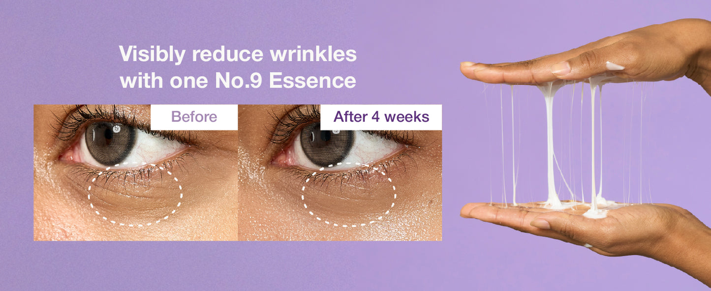No.9 Essence | NAD+ BIO Lifting-sil Essence | Lifting, Firming, Wrinkles, Fine Lines, Elasticity | Peptides, NAD+ | Serum for Aging, Dull Skin |