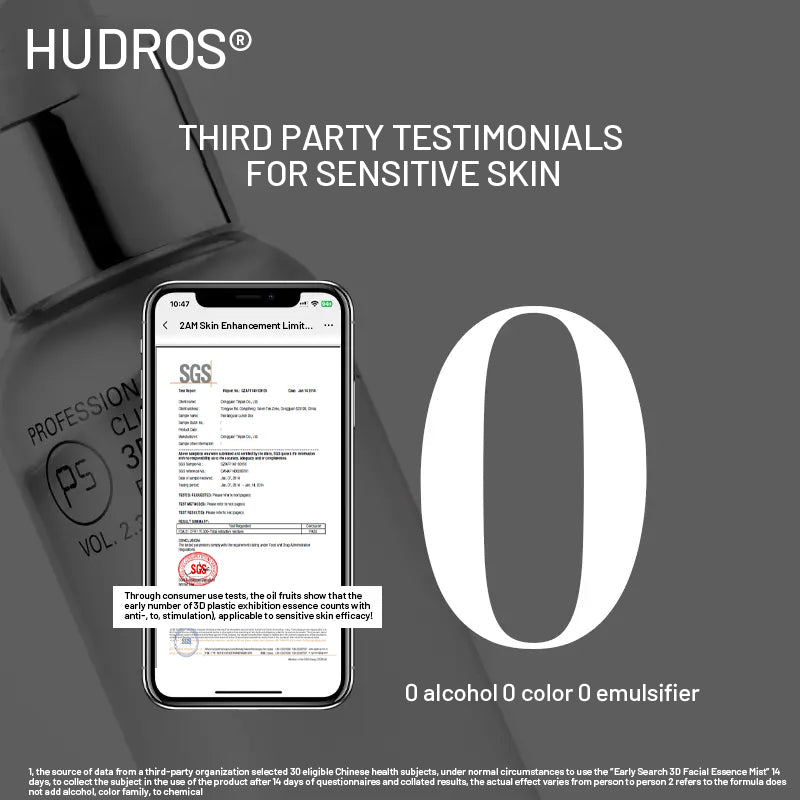 HUDROS® Firming Peptide Essence Mist-Hydration + Firming in One Spray