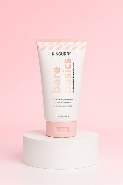 🔥 Final Day 50% OFF 🔥- Official Store💎KINGURR ® Bare Basics No Shave Hair Removal Cream