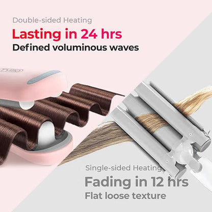 🎪🔥🔥🔥Final 6 Hours: 60% OFF Compact Hair Waver Crimper ❤️